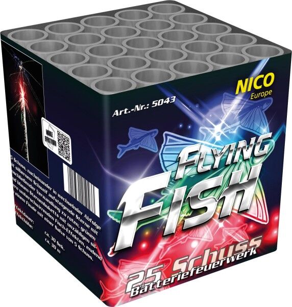 Flying Fish 25-Schuss-Feuerwerk-Batterie von Nico ab 16.14€ jetzt bestellen