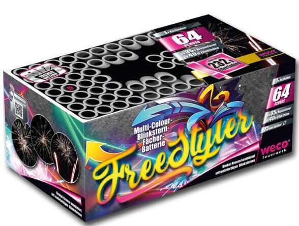 Freestyler 64-Schuss-Feuerwerk-Batterie von Weco ab 28.04€ jetzt bestellen
