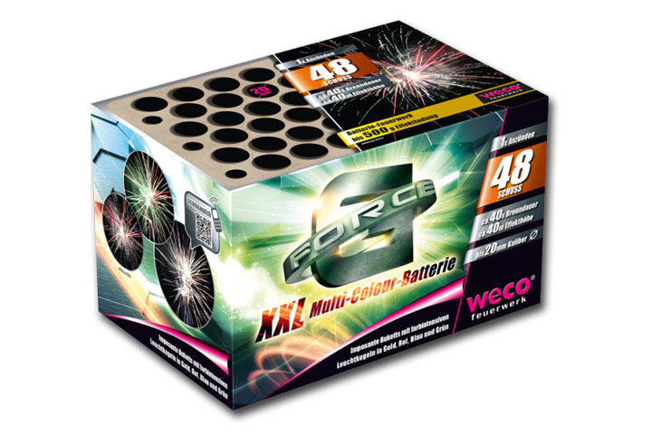 G-Force 48-Schuss-Feuerwerk-Batterie von Weco ab 18.69€ jetzt bestellen