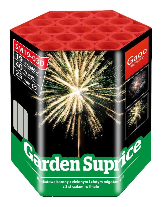 Garden Surprise 19-Schuss-Feuerwerk-Batterie von Gaoo ab 18.69€ jetzt bestellen