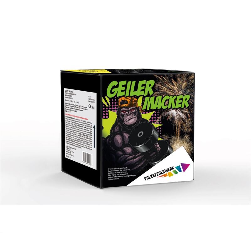 Geiler Macker 19-Schuss-Feuerwerk-Batterie von Volksfeuerwerk ab 30.59€ jetzt bestellen