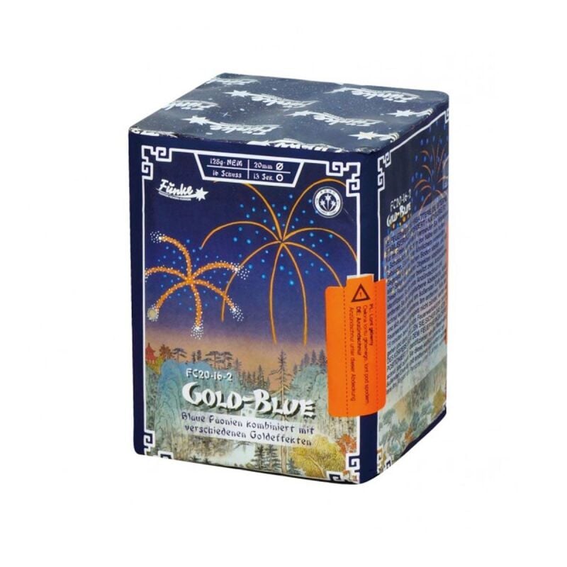Gold Blue 16-Schuss-Feuerwerk-Batterie von Funke ab 11.04€ jetzt bestellen