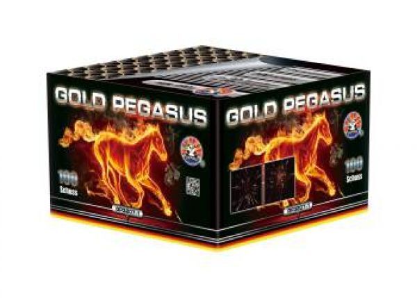 Gold Pegasus 100-Schuss-Feuerwerk-Batterie von Panda ab 52.99€ jetzt bestellen