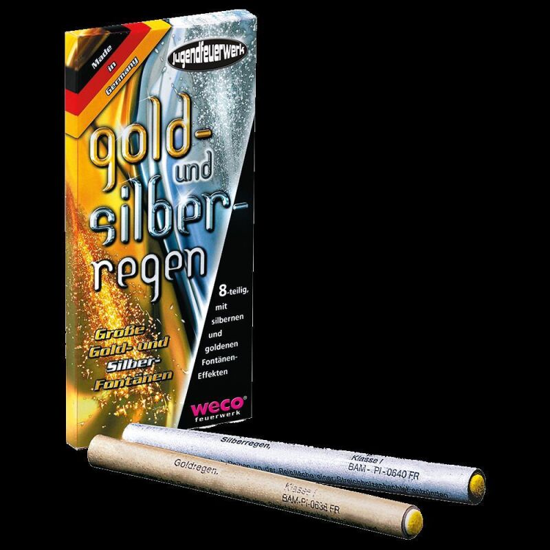 Gold- und Silberregen Fontäneneffekte von Weco ab 4.5€ jetzt bestellen