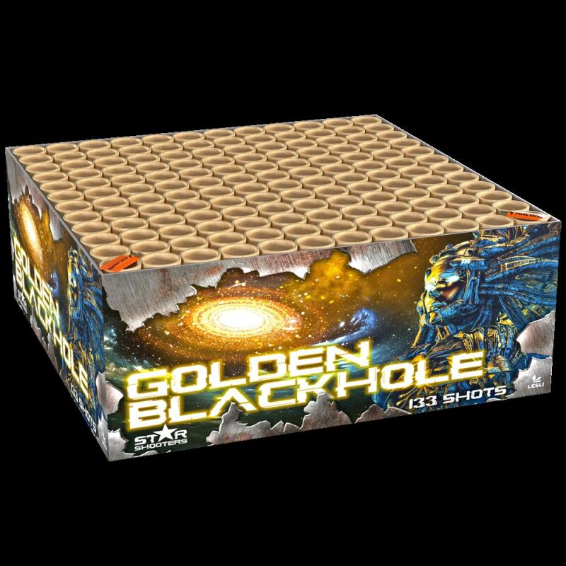 Golden Blackhole 133-Schuss-Feuerwerkverbund von Lesli ab 101.99€ jetzt bestellen
