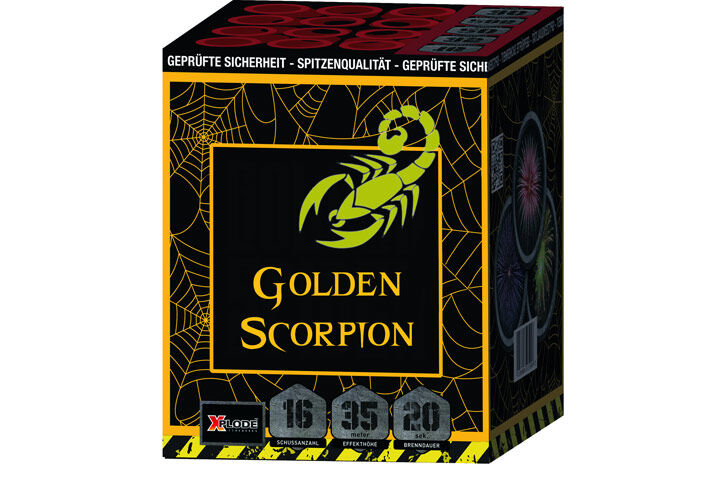 Golden Scorpion 16-Schuss-Feuerwerk-Batterie von Xplode ab 18.99€ jetzt bestellen