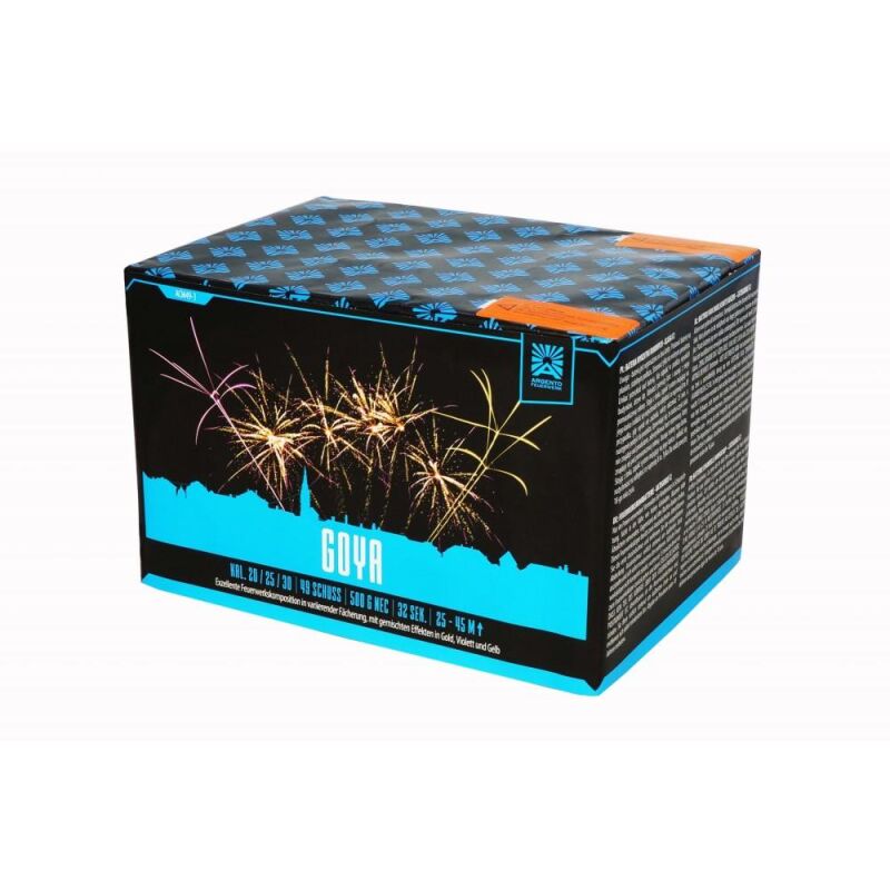 Goya 49-Schuss-Feuerwerk-Batterie von Argento Feuerwerk ab 47.49€ jetzt bestellen