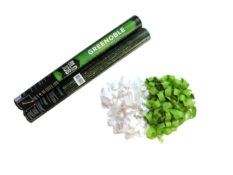 Greenoble 50cm Papierflitter grün-weiß von Pyroland ab 3.59€ jetzt bestellen