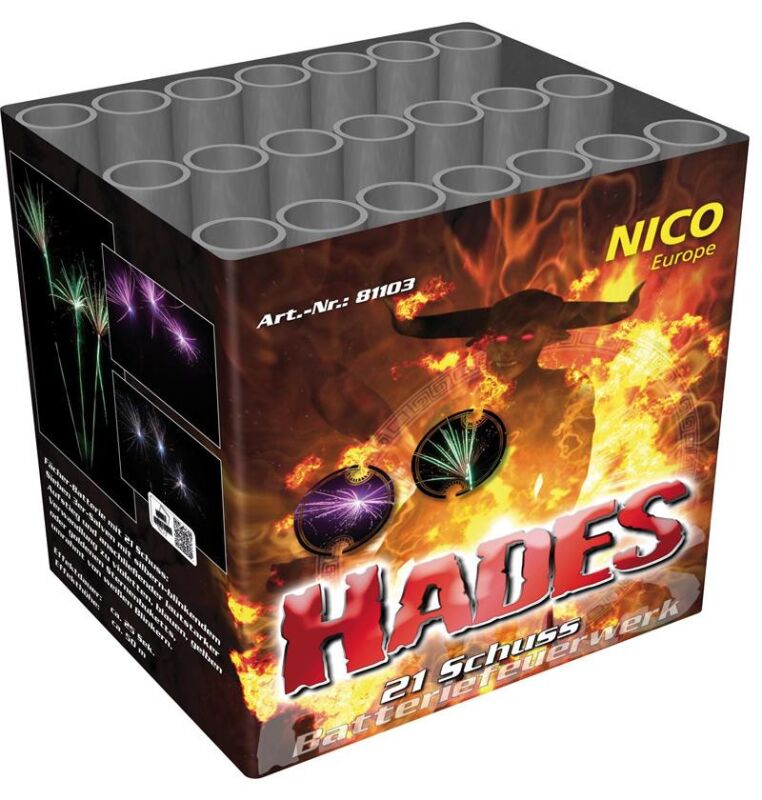 Hades 21-Schuss-Feuerwerk-Batterie von NICO Europe ab 29.99€ jetzt bestellen