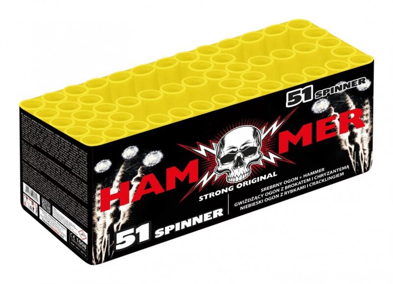 Hammer Spinner 51-Schuss-Feuerwerk-Batterie von Gaoo ab 109.99€ jetzt bestellen