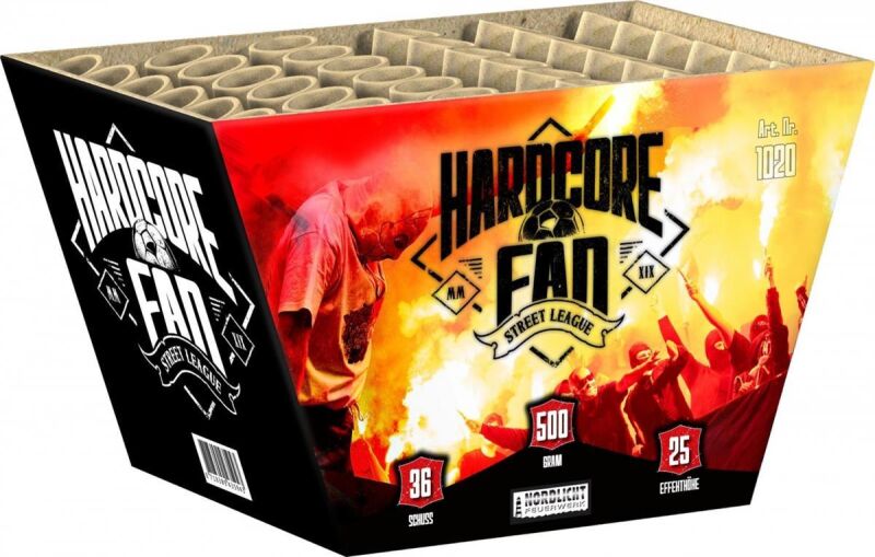 Hardcore Fan (blau) 36-Schuss-Feuerwerkbatterie (Stahlkäfig) von Nordlicht ab 34.99€ jetzt bestellen