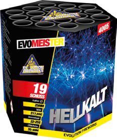 Hellkalt 19-Schuss-Feuerwerk-Batterie von Evolution Fireworks ab 13.59€ jetzt bestellen