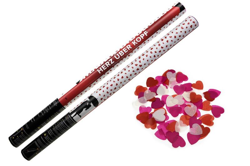 Herz über Kopf 80cm Papierflitter weiß-pink-rot Herzen von Pyroland ab 5.39€ jetzt bestellen