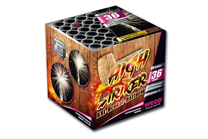 High Striker 36-Schuss-Feuerwerk-Batterie von Weco ab 29.99€ jetzt bestellen