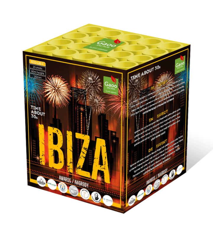 Ibiza 20-Schuss-Feuerwerk-Batterie von Gaoo ab 42.49€ jetzt bestellen