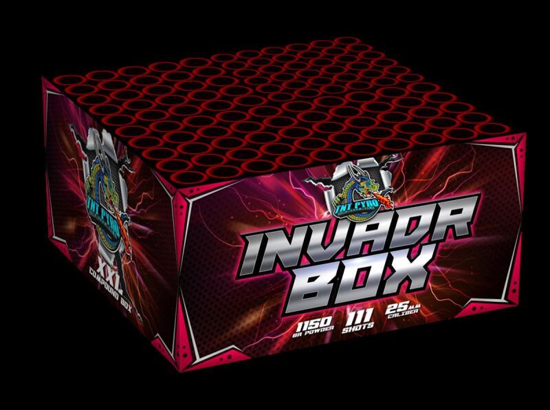 Invadr Box 111-Schuss-Feuerwerkverbund von Geisha-Rubro ab 74.99€ jetzt bestellen
