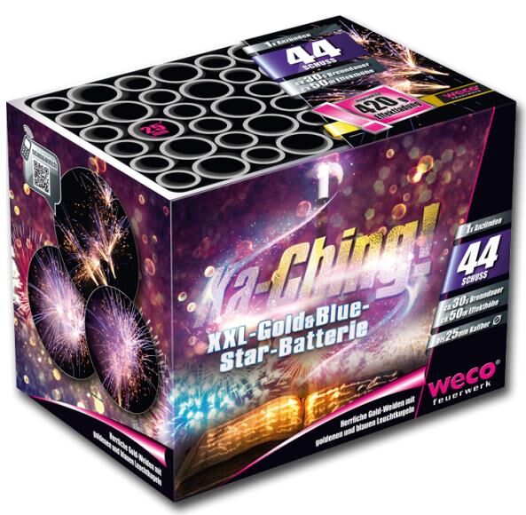 Ka-Ching! 44-Schuss-Feuerwerk-Batterie von Weco ab 39.94€ jetzt bestellen