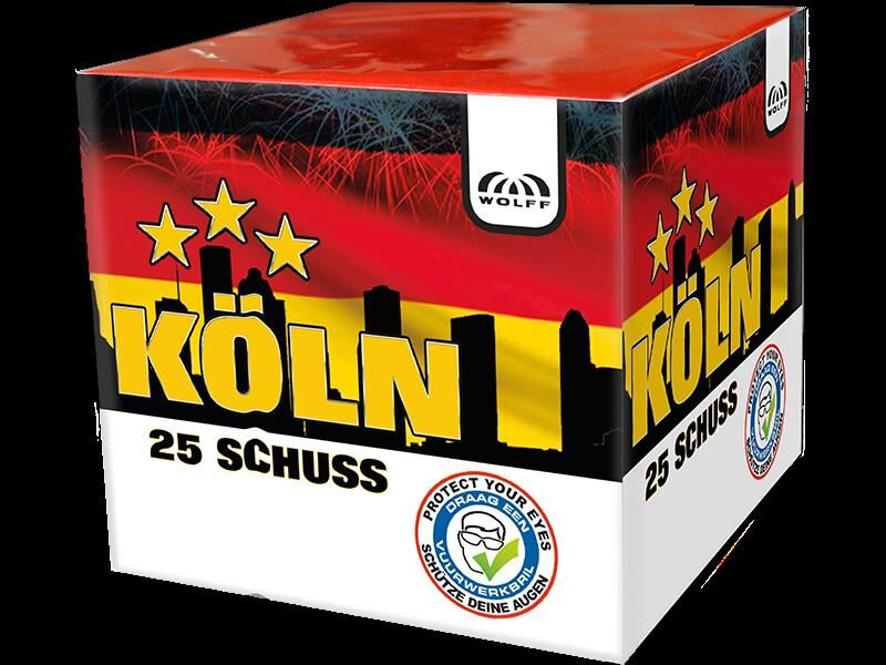 Köln 25-Schuss-Feuerwerk-Batterie von Wolff Vuurwerk b.v. ab 10.19€ jetzt bestellen
