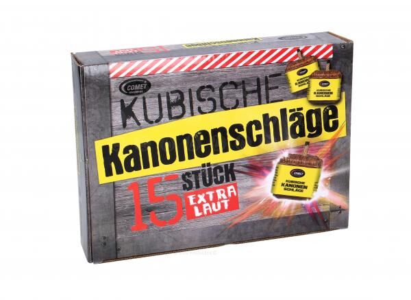 Kubische Kanonenschläge Grau 15 Stück von Comet ab 11.89€ jetzt bestellen