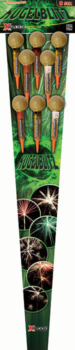 Kugelblitz 8-teiliges Raketensortiment von Xplode ab 16.99€ jetzt bestellen