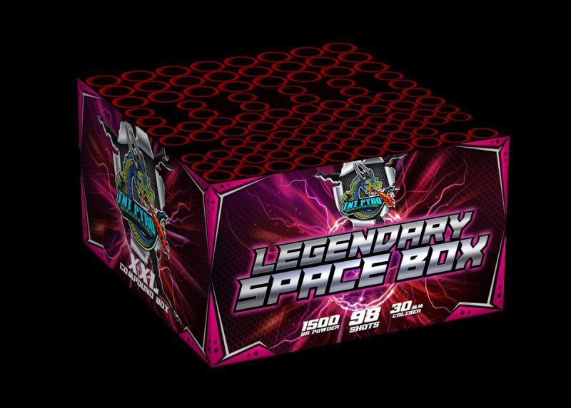 Legendary Space Box 98-Schuss-Feuerwerkverbund von TNT  Pyro ab 84.99€ jetzt bestellen