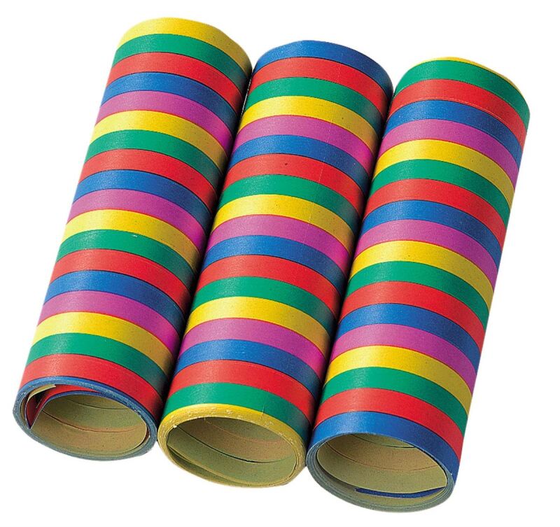 Luftschlangen bunt 3er Pack von Nico ab 1.99€ jetzt bestellen