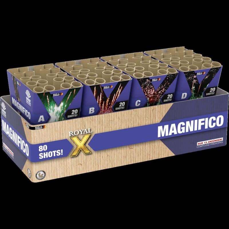 Magnifico 80-Schuss-Verbundfeuerwerk von Lesli ab 42.49€ jetzt bestellen