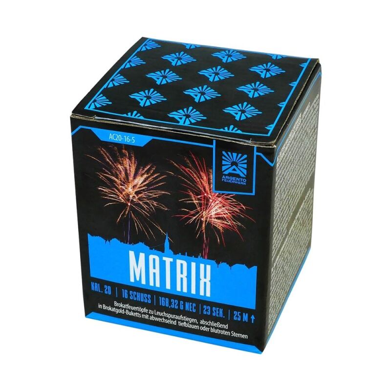 Matrix 16-Schuss-Feuerwerk-Batterie von Argento Feuerwerk ab 11.99€ jetzt bestellen