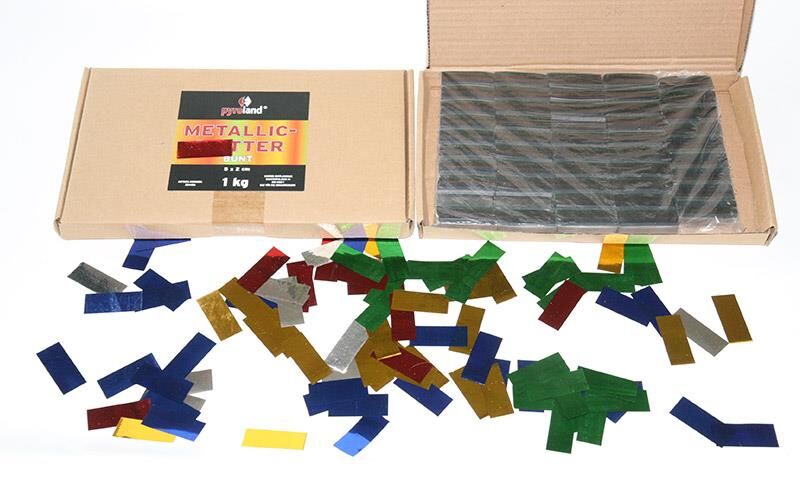 Metallic Flitter - Bunt 1kg (Pappschachtel) von Pyroland ab 9.8€ jetzt bestellen