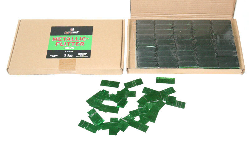 Metallic Flitter - Grün 1kg (Pappschachtel) von Pyroland ab 9.8€ jetzt bestellen
