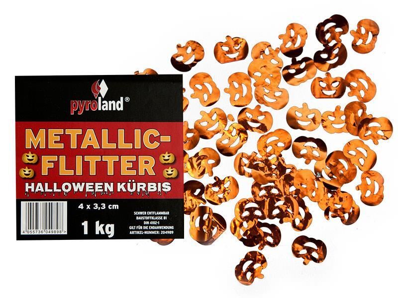 Metallic Flitter - Halloween - Kürbis 1kg (Pappschachtel) von Pyroland ab 19.6€ jetzt bestellen