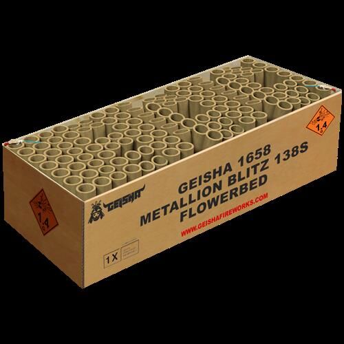 Metallion Blitz 138-Schuss-Feuerwerkverbund von Geisha-Rubro ab 99.99€ jetzt bestellen