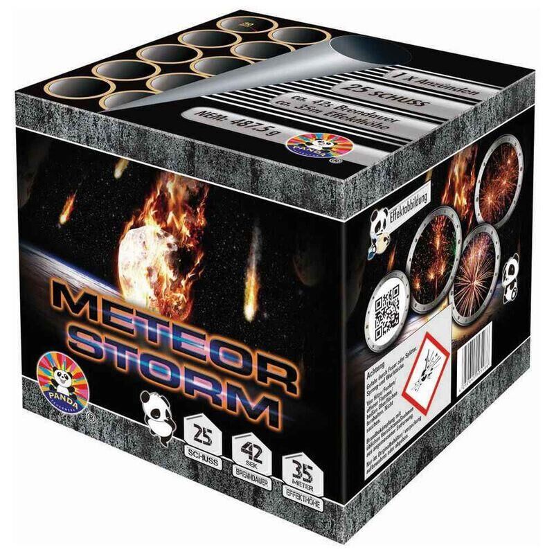 Meteor Storm 25-Schuss-Feuerwerkbatterie von Panda ab 28.04€ jetzt bestellen