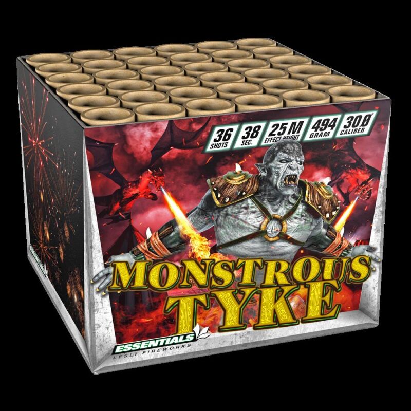 Monstrous Tyke 36-Schuss-Feuerwerk-Batterie von Lesli ab 28.89€ jetzt bestellen