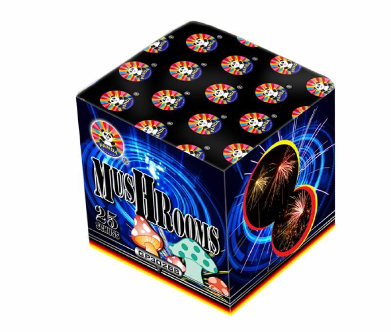 Mushrooms 25-Schuss-Feuerwerk-Batterie von Panda ab 10.19€ jetzt bestellen