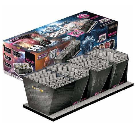 New Universe 144-Schuss-Feuerwerkverbund von Weco ab 261.24€ jetzt bestellen