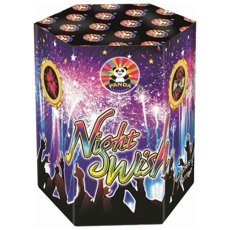 Night Wish 19-Schuss-Feuerwerkbatterie von Panda ab 15.29€ jetzt bestellen