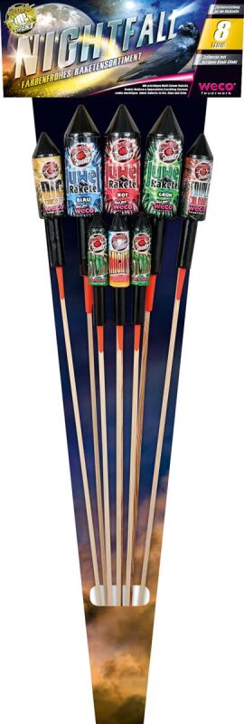 Nightfall 8-teiliges Raketensortiment von Weco ab 13.99€ jetzt bestellen