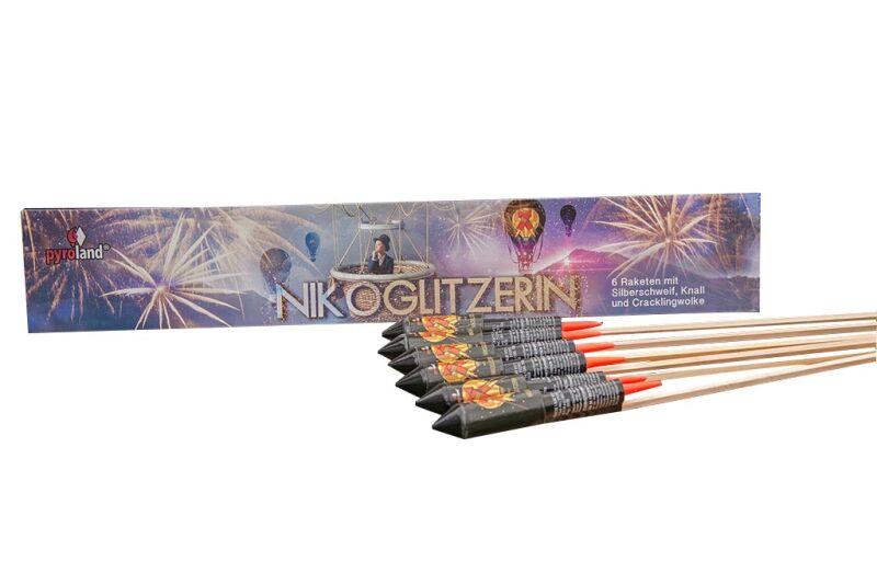 NIKOGLITZERIN 6-teiliges Raketen-Sortiment von Pyroland ab 14.44€ jetzt bestellen