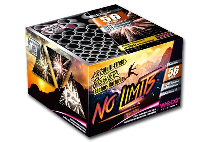 No Limits 56-Schuss-Feuerwerk-Batterie von Weco ab 45.89€ jetzt bestellen