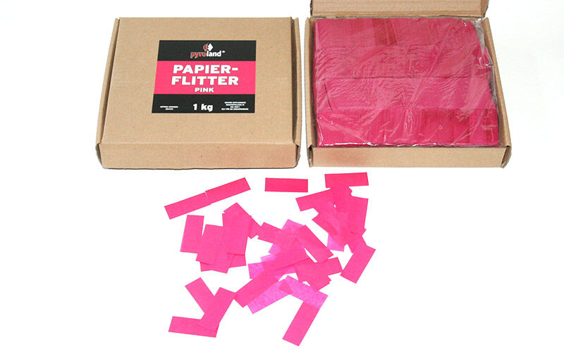 Papier Flitter - Pink 1kg (Pappschachtel) von Pyroland ab 7.35€ jetzt bestellen
