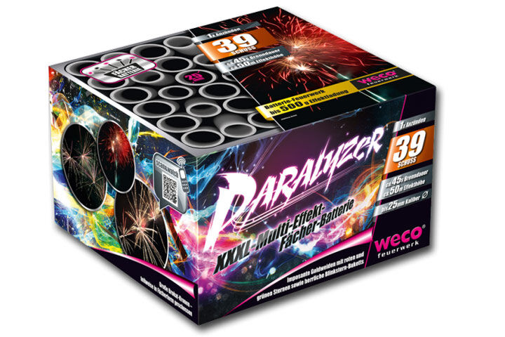 Paralyzer 39-Schuss-Feuerwerk-Batterie von Weco ab 22.09€ jetzt bestellen