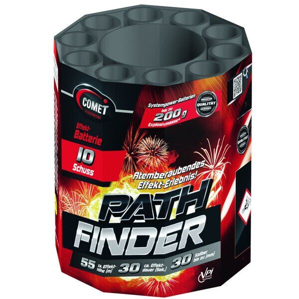 Pathfinder 10-Schuss-Feuerwerk-Batterie von Comet ab 7.64€ jetzt bestellen