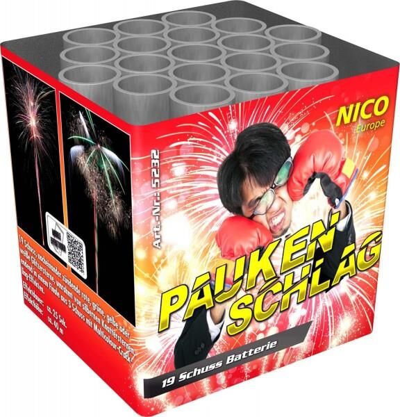 Paukenschlag 19 Schuss-Feuerwerk-Batterie von Nico ab 11.89€ jetzt bestellen