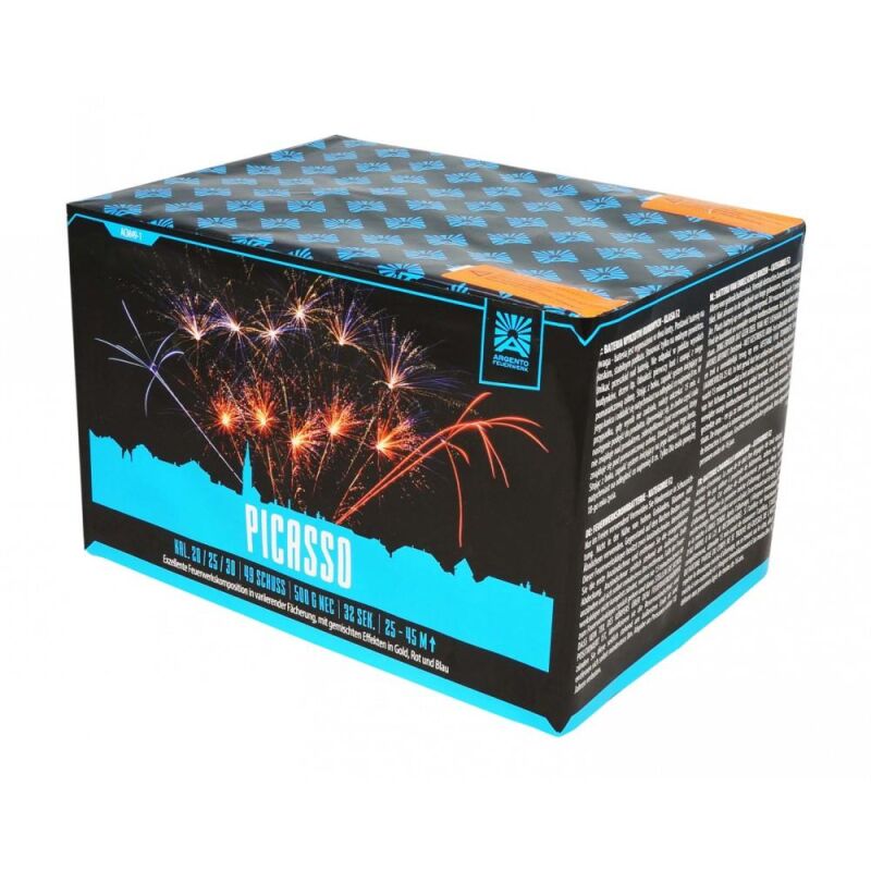 Picasso 49-Schuss-Feuerwerk-Batterie von Argento Feuerwerk ab 47.49€ jetzt bestellen