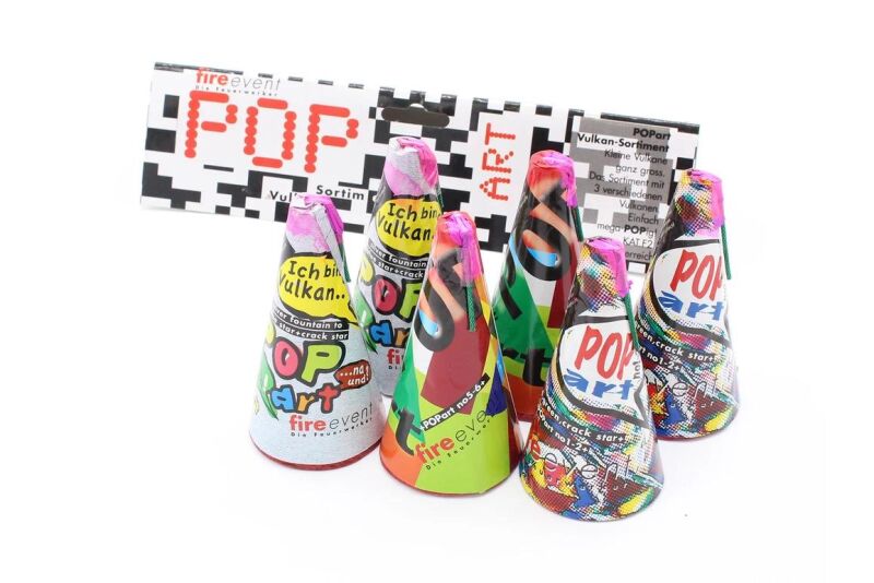 POPart 6er Vulkan sort. im Beutel von fireevent ab 8.49€ jetzt bestellen