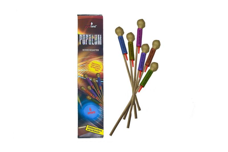 POPULUM - 6-teiliges Raketen-Sortiment von Pyroland ab 16.14€ jetzt bestellen