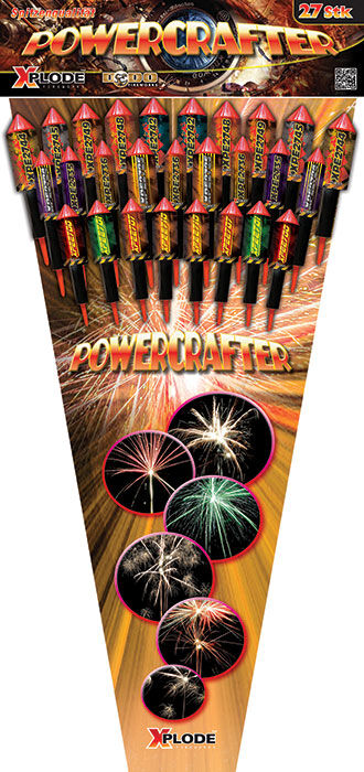 Powercrafter 27-teiliges XXL-Feuerwerk-Raketensortiment von Xplode ab 29.99€ jetzt bestellen