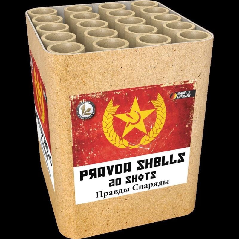 Pravda Shells (2er VE) 20-Schuss-Feuerwerk-Batterien (Stahlkäfig) von Lesli ab 63.74€ jetzt bestellen