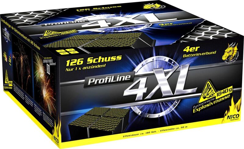 Profiline 4XL 126-Schuss-Feuerwerkverbund von Nico ab 199.74€ jetzt bestellen